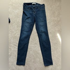 Denim straight jeans